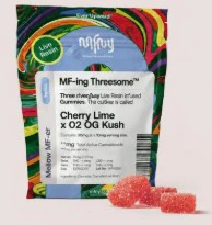 MFNY - MFNY Cherry Lime x O2 OG Kush Live Resin 10mg Gummies Main Image
