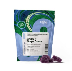 MFNY | Edibles | Live Resin Gummies - Grape x Grape Guava 10pk | 10mg