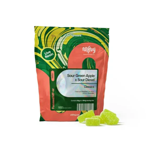 MFNY - Sour Green Apple x Sour Diesel Live Resin Gummies | 10pk