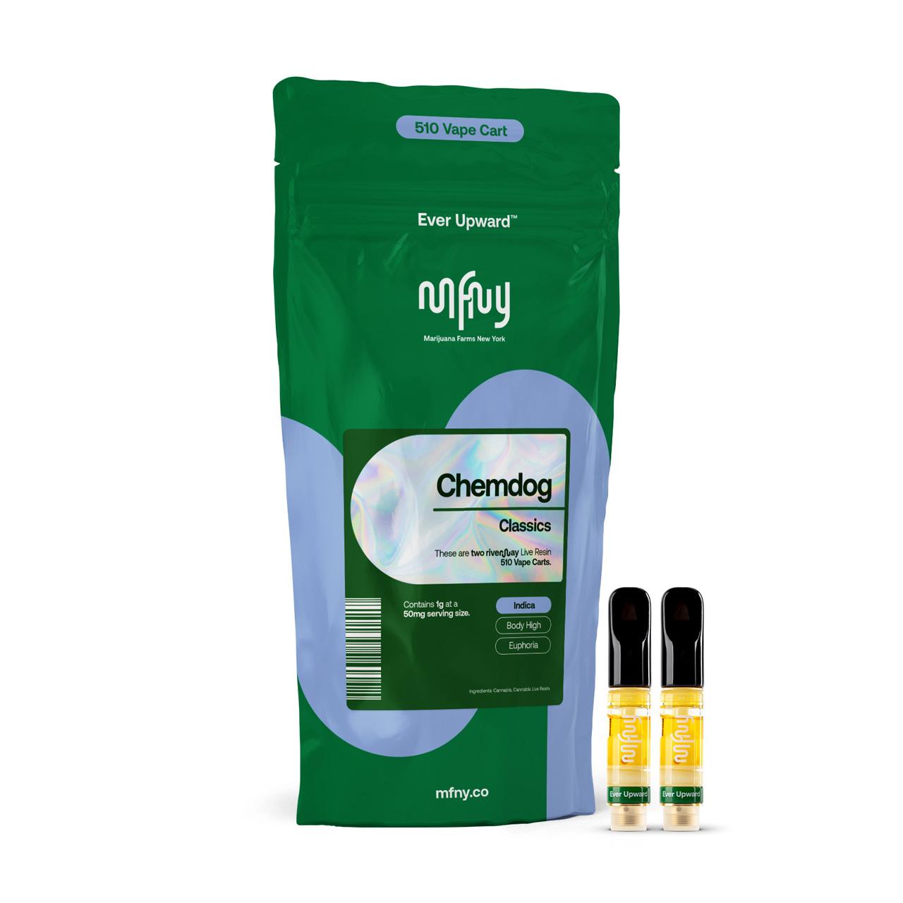 Chemdog Live Resin Cartridges - 2pk x 0.5g - Vape