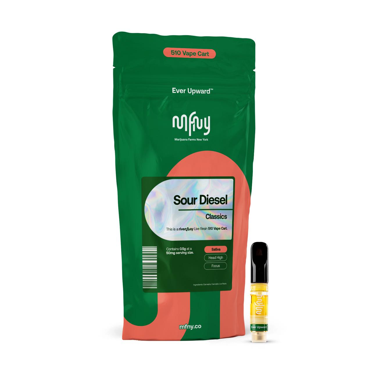 Sour Diesel Live Resin Cartridge - 0.5g - Vape