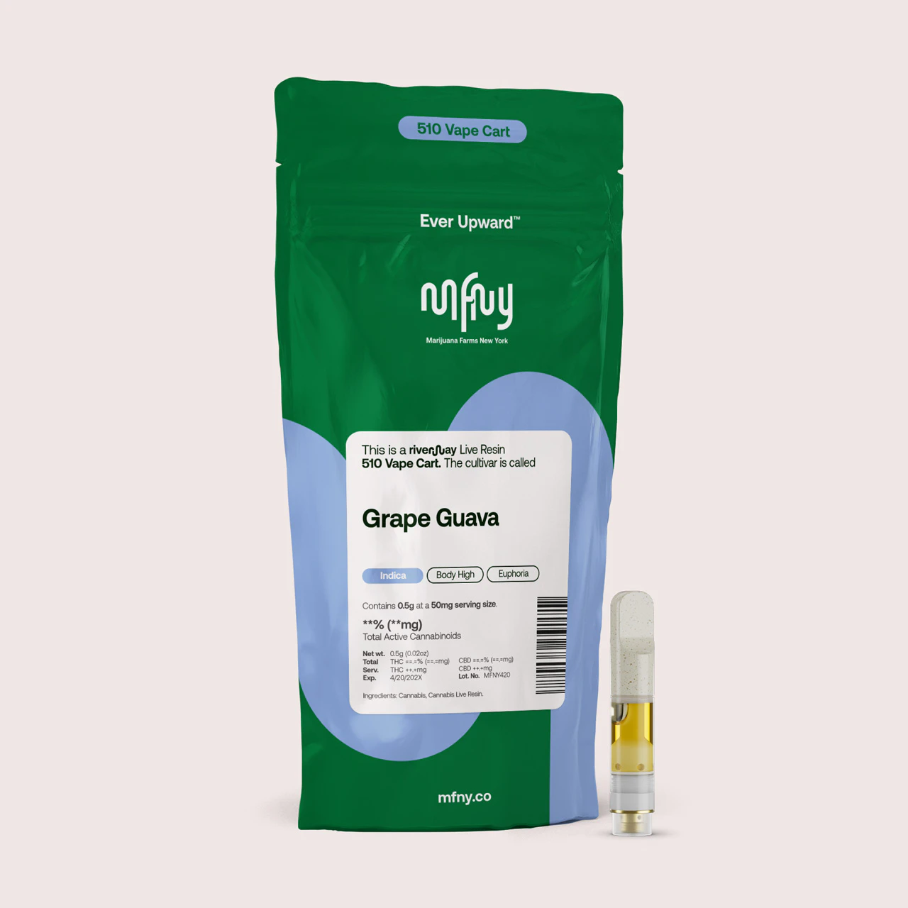 MFNY - Grape Guava | Vape cart 510 | 0.5g | MFNY  Main Image