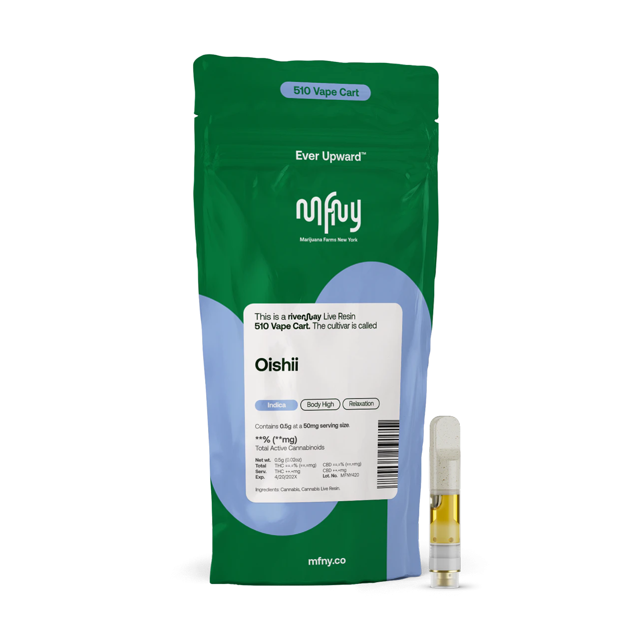 MFNY - MFNY | Oishii | Live Resin 510 Cart | .5g Main Image