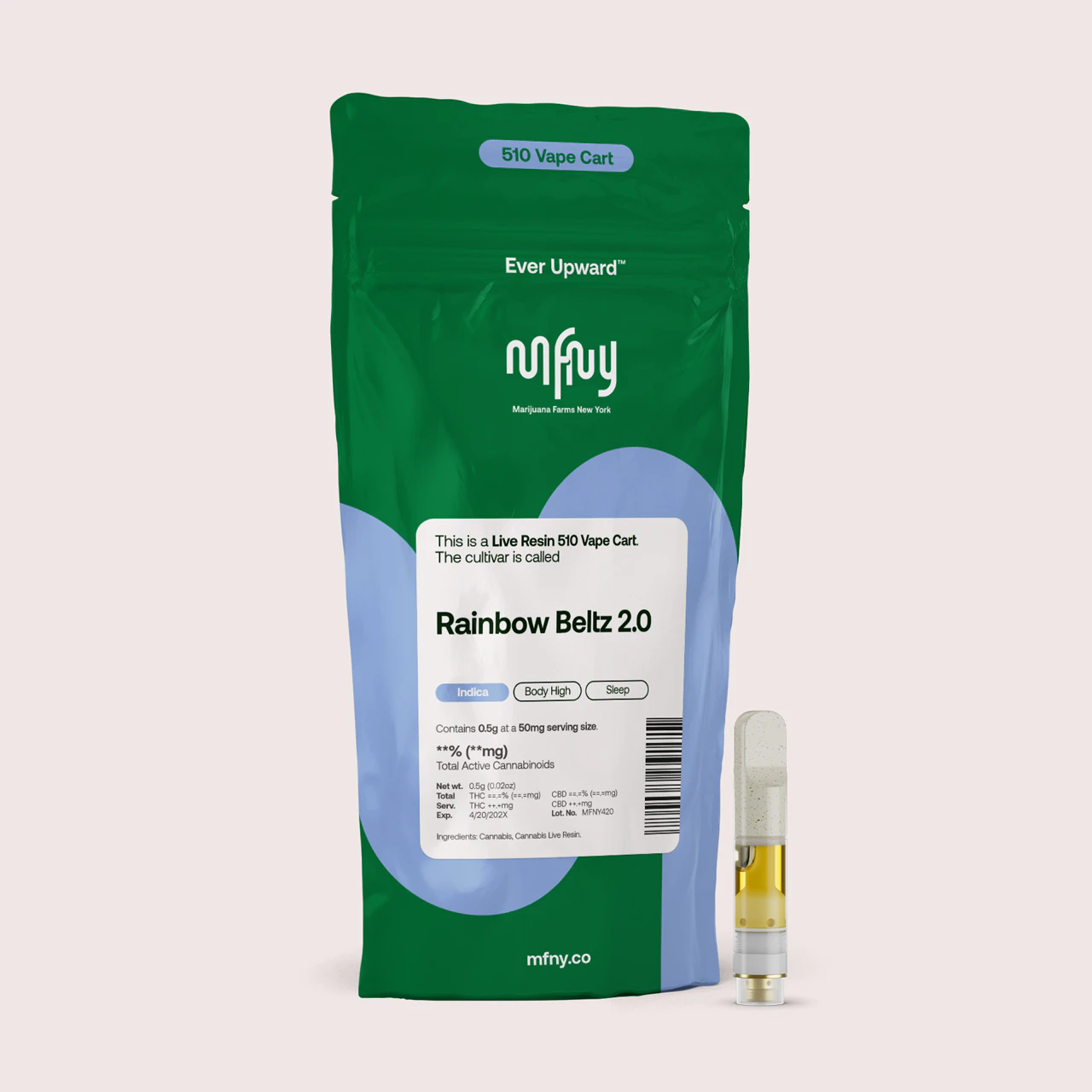 MFNY - MFNY | Rainbow Beltz  2.0 | Live Resin-510 cart | indica  Main Image