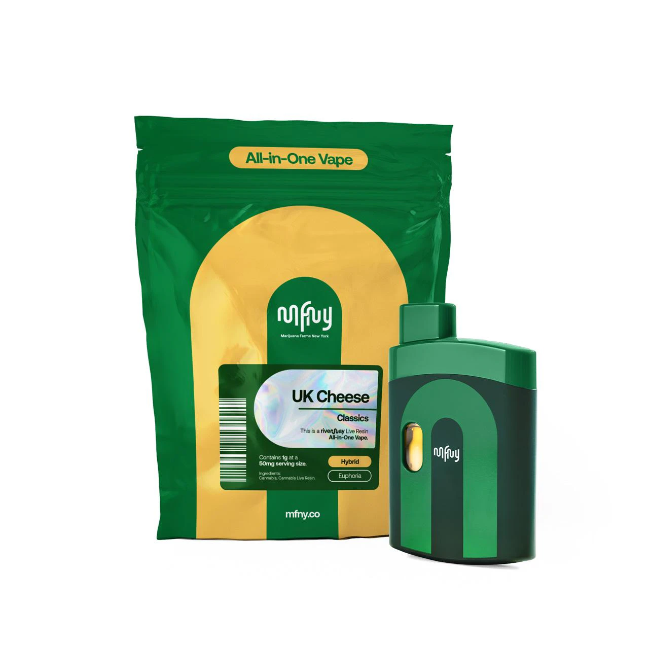 MFNY - MFNY | UK Cheese | Live Resin | AIO | 1g Main Image
