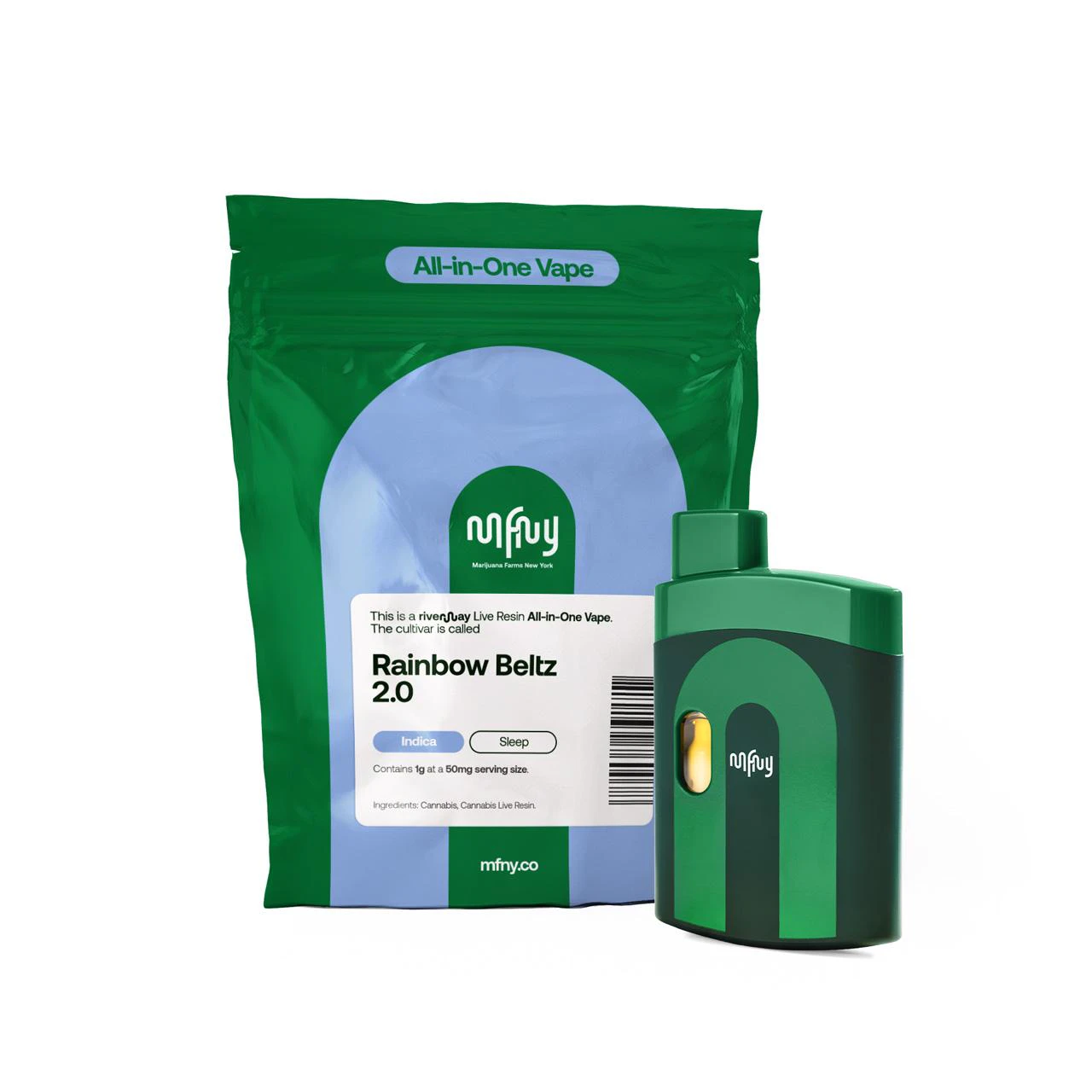MFNY - MFNY | Rainbow Beltz 2.0 | Live Resin | AIO | 1g Main Image