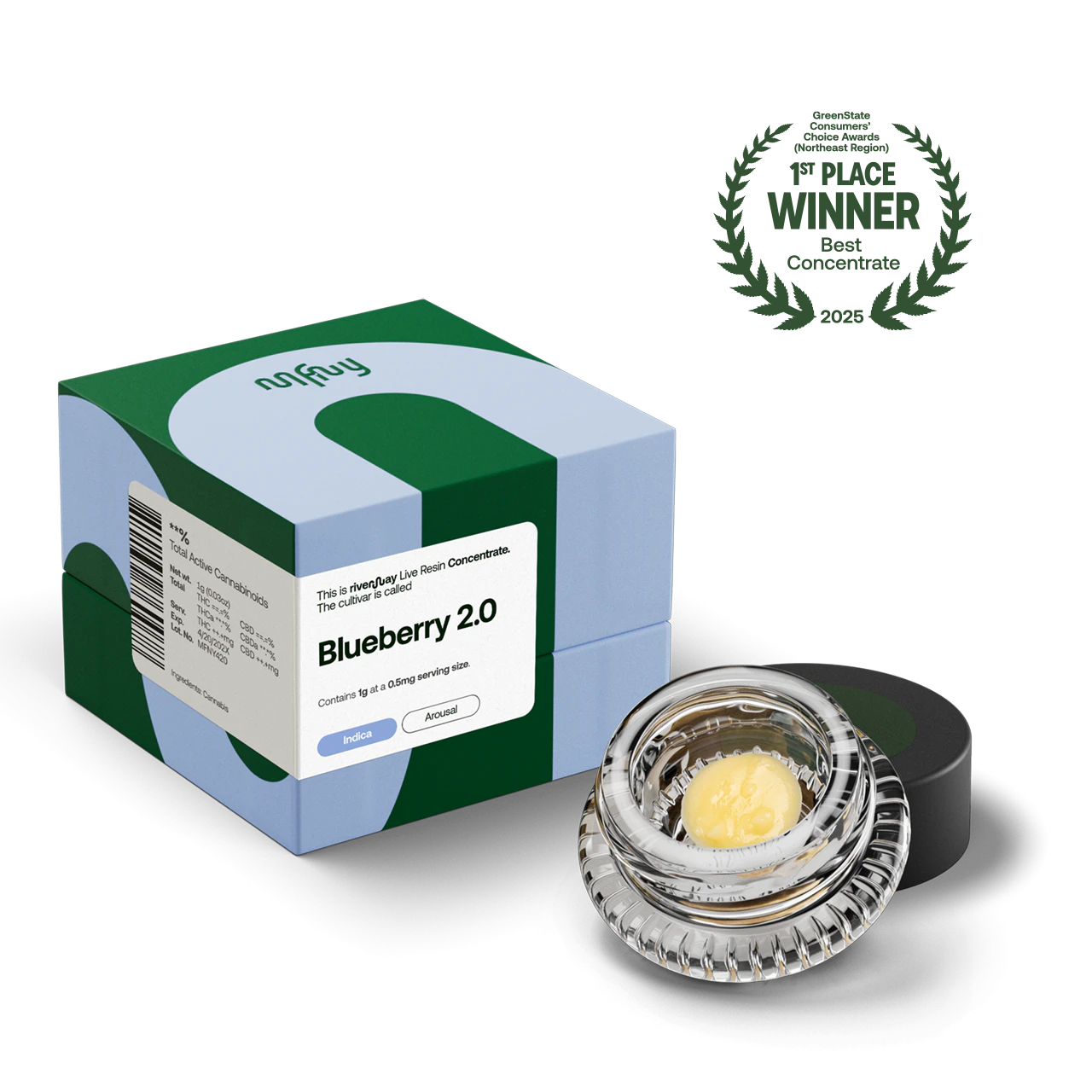 MFNY - MFNY | Live Resin Badder Blueberry 2.0 | 1g Main Image
