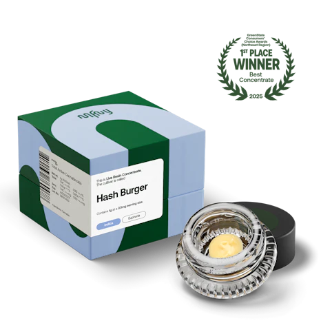 MFNY - #5 Hashburger -Indica- 77.72% THC | 1g  Live Resin Badder (concentrate) | MFNY     - refrigerator TF1