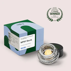 MFNY - MFNY - MFNY Skunk- Live Resin Badder - Concentrate - 71.28% THC - 2g - Wax