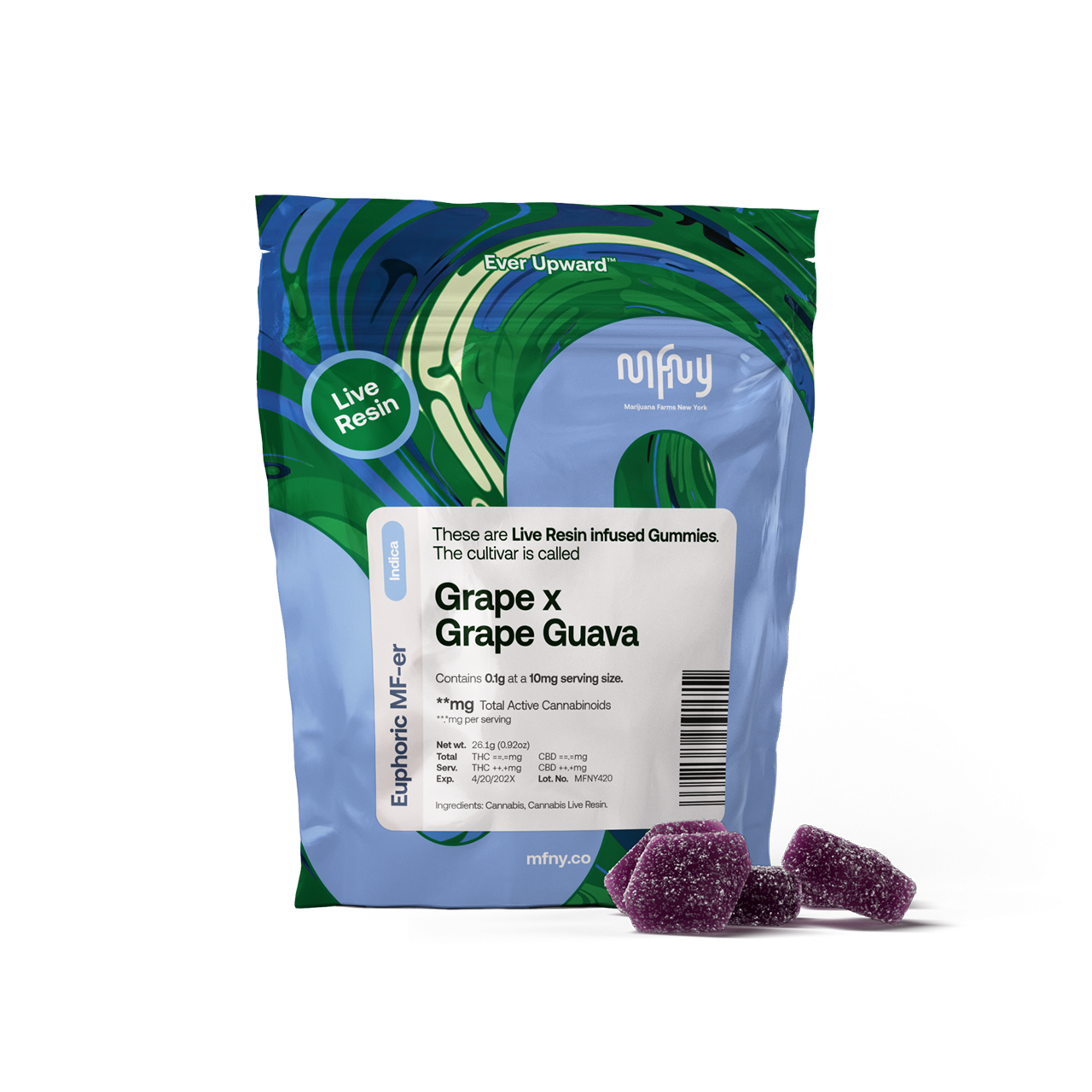 Grape x Grape Guava Live Resin 10pk - 100mg - Edible