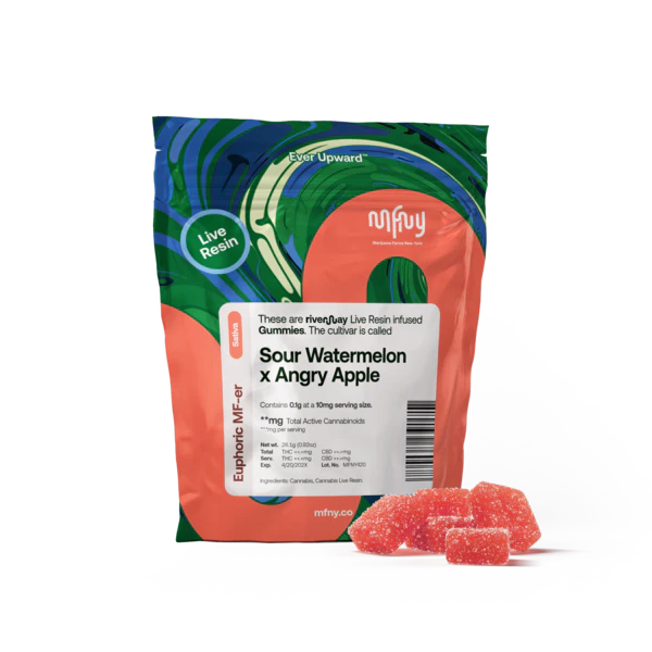 MFNY - MFNY | Sour Watermelon X Angry Apple  | Live Resin Gummies Main Image