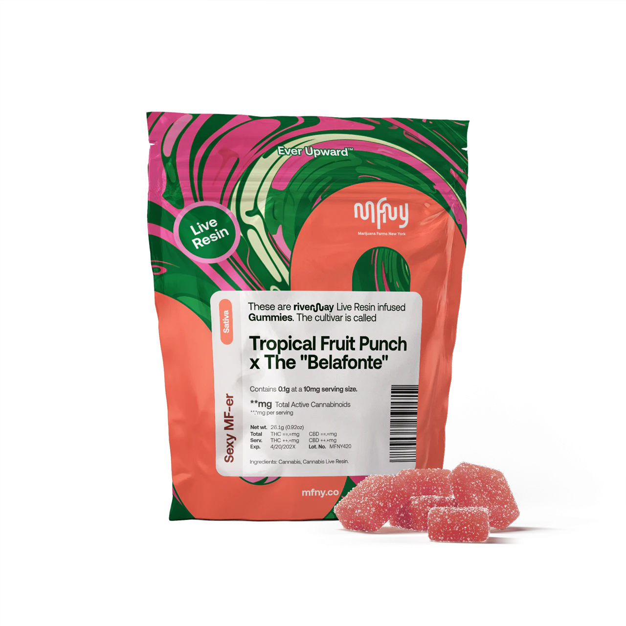 MFNY - MFNY | Tropical Fruit Punch x The Belafonte | Live Resin Gummies | 10pk Main Image