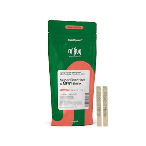 MFNY - MFNY | Super Silver Haze x MFNY Skunk Resin | Infused Mini PreRoll (2 x .5G)