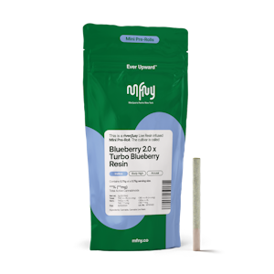 MFNY - MFNY | Blueberry 2.0 x Turbo Blueberry Resin | Infused Mini PreRoll (0.75)