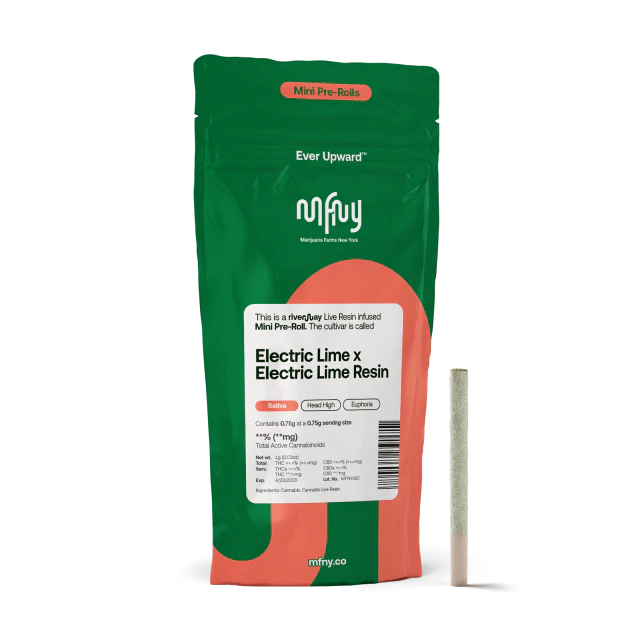 MFNY - Electric Lime x Electric Lime Live Resin infused pre-roll | .75g Main Image