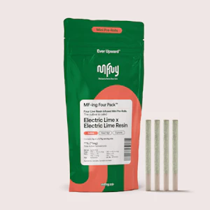 MFNY - MFNY | Electric Lime x Electric Lime Resin | - Mini Infused PreRolls (4 x .75G) Sativa