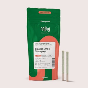 MFNY - Electric Lime x Strawpaya Live Resin Infused pre-roll | .75g, 2pack