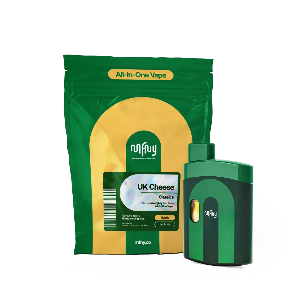 MFNY - MFNY | UK Cheese | Live Resin AIO | 1g Main Image