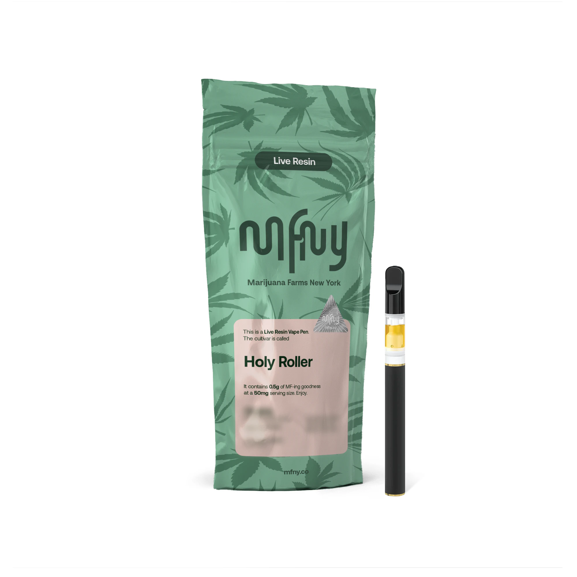 MFNY - MFNY - Holy Roller - Live Resin AIO - 82.60% THC - Vape Pen Main Image