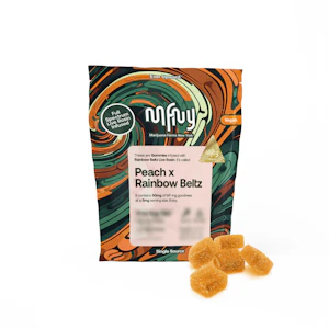 MFNY - MFNY-Live Rosin Gummies- Peach x Rainbow Beltz 5mg/10pack