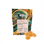 Peach x Rainbow Beltz 2.0 Live Rosin Gummies (10 Count) | MFNY | Edible