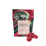 Raspberry x Rainbow Beltz 2.0 Live Rosin Gummies (10 Count) | MFNY | Edible