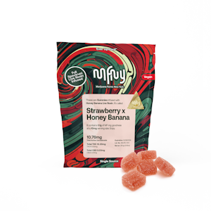 MFNY - MFNY - Live Rosin Gummies - Strawberry x Honey Banana - 100mg - Edible