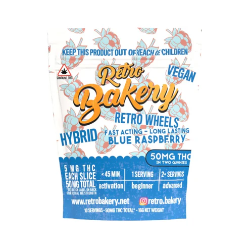 RETRO BAKERY - RETRO BAKERY | Blue Raspberry Wheel 2 Pack 50mg Main Image