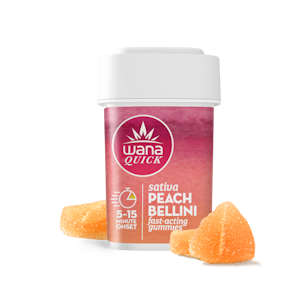 Wana Edibles - Wana Quick | Peach Bellini