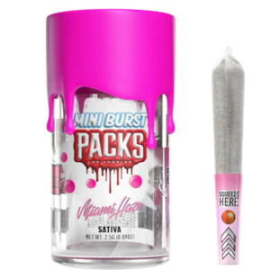 Packs - Packs | Miami Haze | 5pk Mini Burst Preroll 2.5g