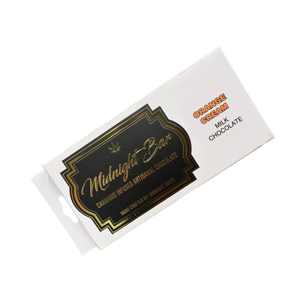 Midnight Roots - Orange Cream Milk Chocolate 200mg Bar - MIDNIGHT ROOTS Main Image