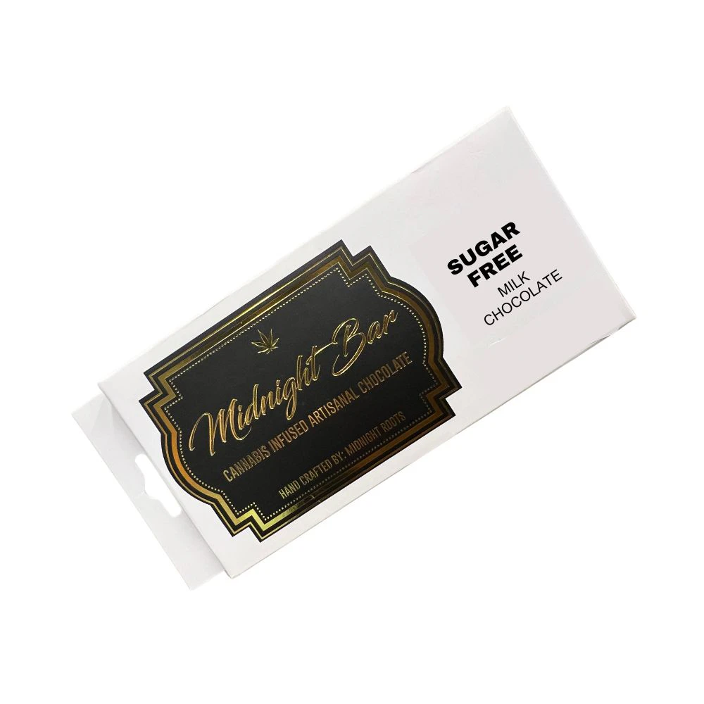 Midnight Roots - Sugar Free Milk Chocolate 200mg Bar - MIDNIGHT ROOTS Main Image