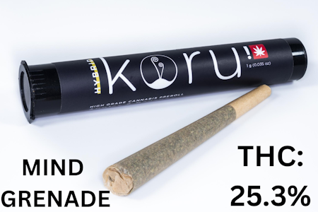 Koru Cannabis - Koru Cannabis | Preroll 1pk/1g [I] | Mind Grenade