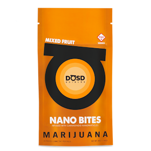 DOSD EDIBLES - DOSD EDIBLES - MIXED FRUIT 100MG NANO BITES GUMMY