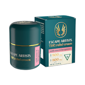 Escape Artist - 800mg 1:1 THC/CBD Rose & Bergamot Cream - 2oz