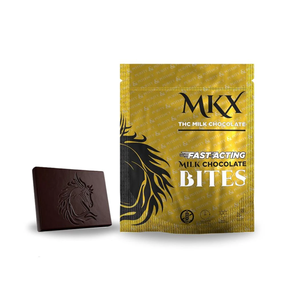MKX - Milk Chocolate 200mg Fast-Acting Chocolate Bites (2x100mg) - MKX Main Image