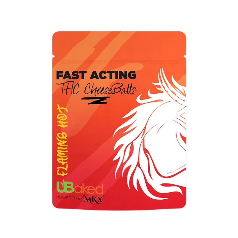 MKX - Flaming Hot 100mg Fast-Acting Cheese Balls (20x5mg) - MKX Main Image
