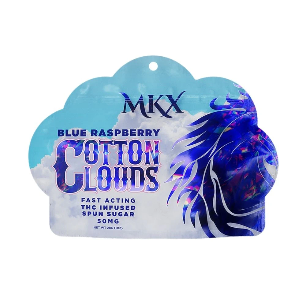MKX - Blue Raspberry 50mg Cotton Clouds - MKX Main Image