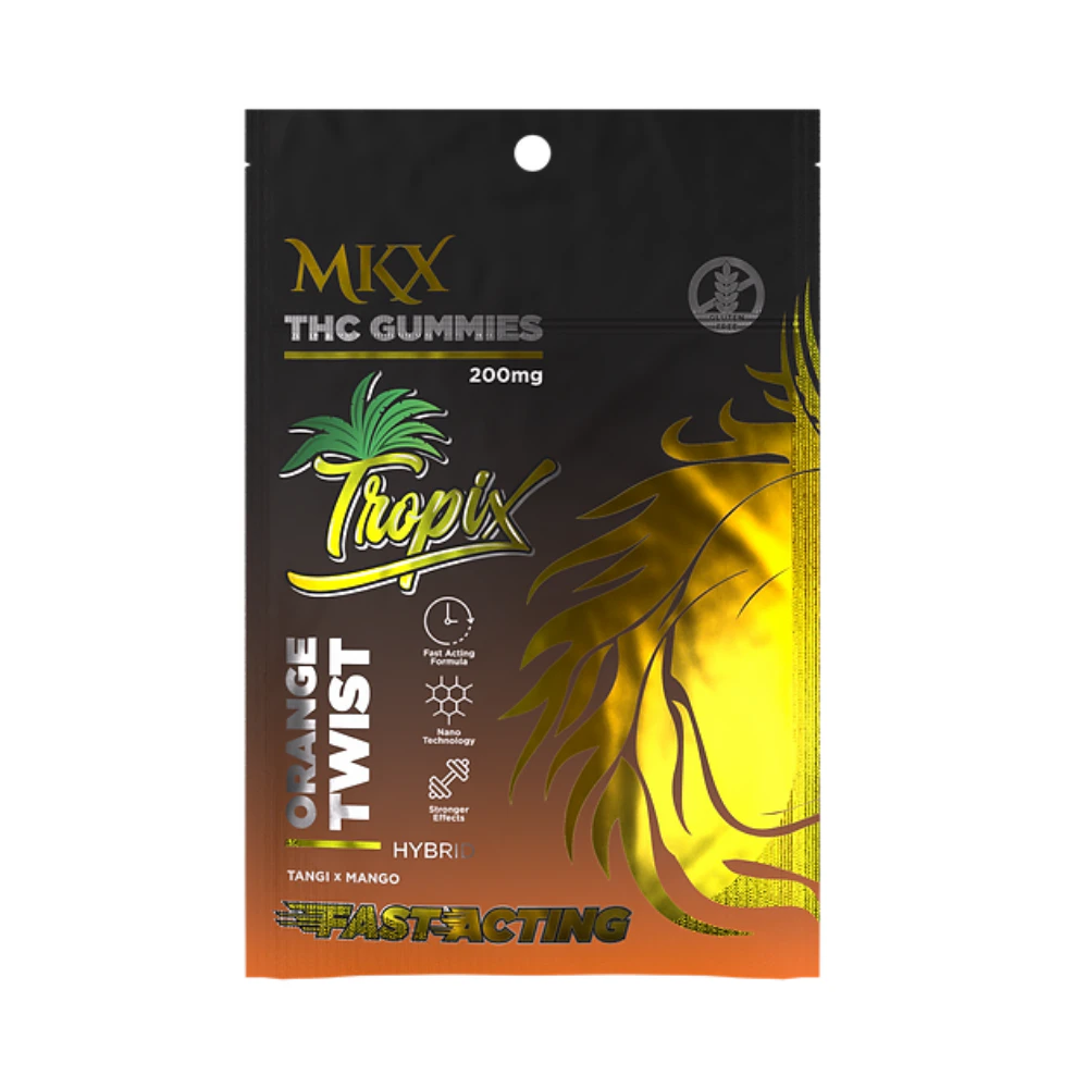 MKX - Orange Twist 200mg Fast-Acting Gummies (10x20mg) - MKX Main Image