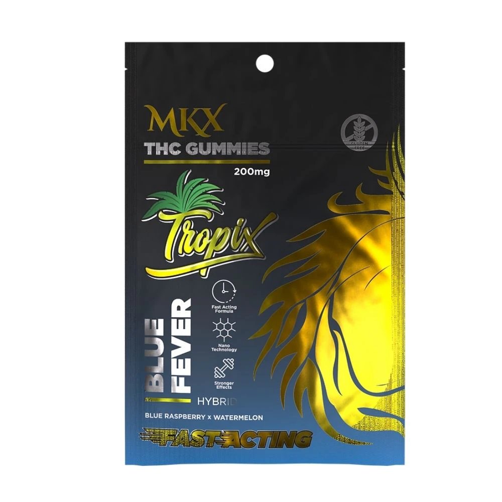 MKX - Blue Fever 200mg Fast-Acting Gummies (10x20mg) - MKX (TROPIX) Main Image