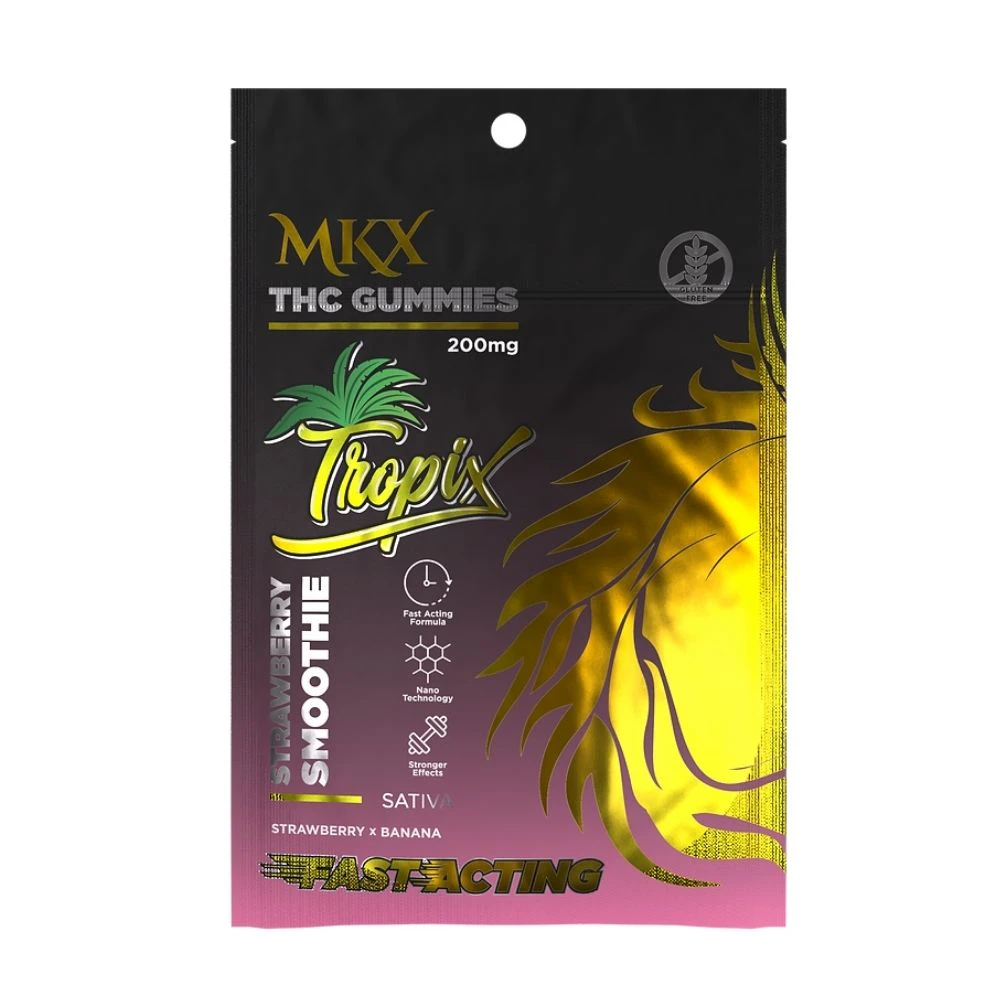 MKX - MKX Fast-Acting Gummies 200mg - Strawberry Smoothie Main Image