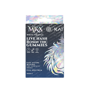 MKX - MKX Gummies - Live Hash Rosin Fast Acting White Truffle - 100mg