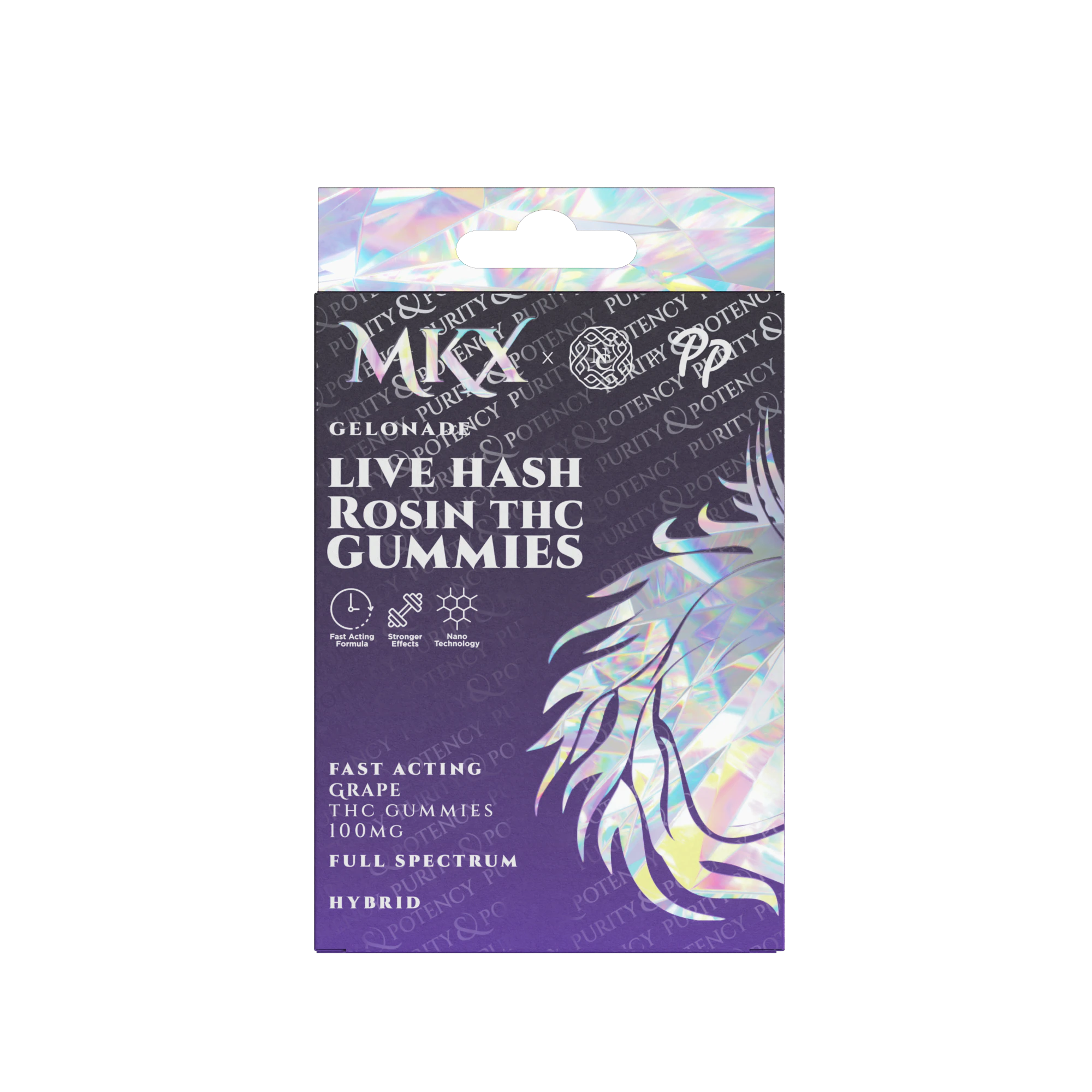 MKX - MKX Gummies - Live Hash Rosin Fast Acting Gelonade - 100mg Main Image