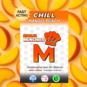 Manja Munchies - Edibles | Manja Munchies | Chill Mango Peach | 100mg