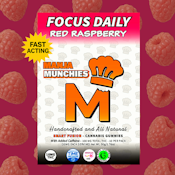 Edibles | Manja Munchies | Focus Daily Red Raspberry | 100mg