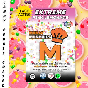Manja Munchies - Edibles | Manja Munchies | Extreme Pink Lemonade | 100mg