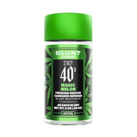STIIIZY - 40'S BLUNT 5 PACK - MAGIC MELON .5G - STIIIZY Main Image