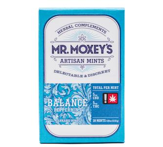 MR. MOXEY'S - Mr. Moxey's 1:1 Peppermint Balance Mints 100mg