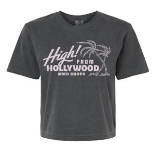 MMD - MMD High From Hollywood Cropped Tee