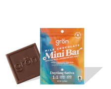 Gron|1:1 Milk Chocolate Mini Bar - CBG/THC - Daytime Sativa (100mg)